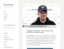 Tablet Screenshot of interviewr.de